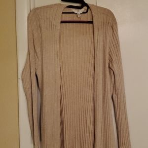 Tan cardigan